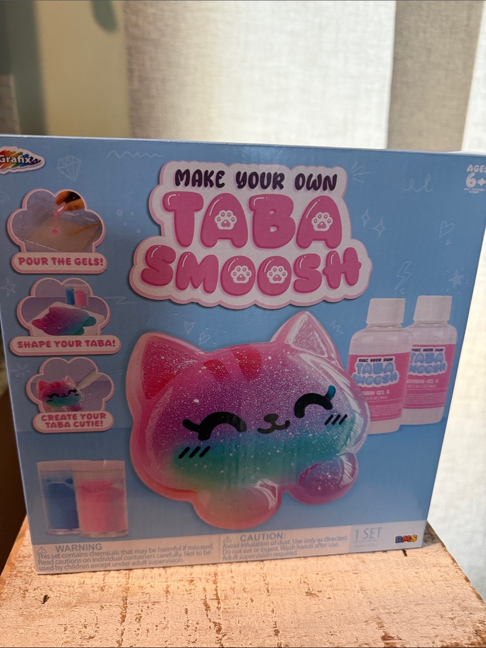 Make Your Own Taba Smoosh squishy- cat kit